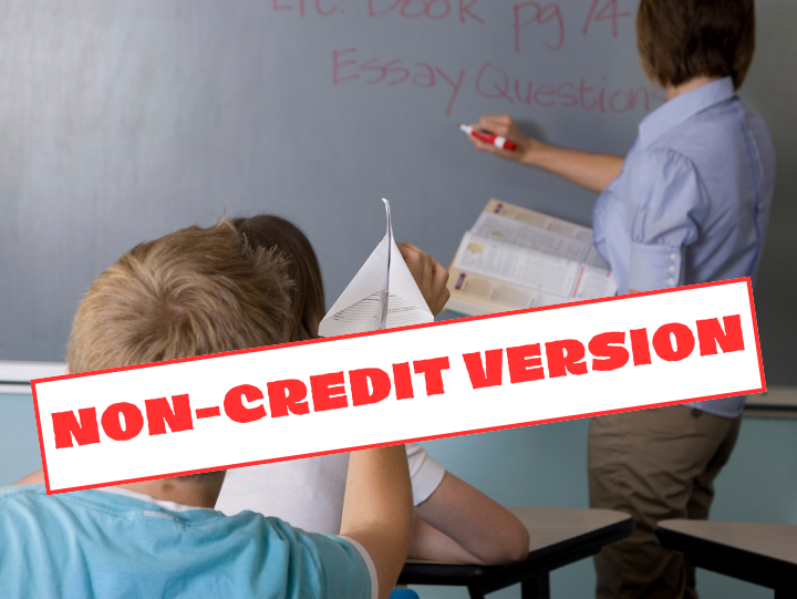 Non-Credit: Strategies for Working With Challenging Behaviors